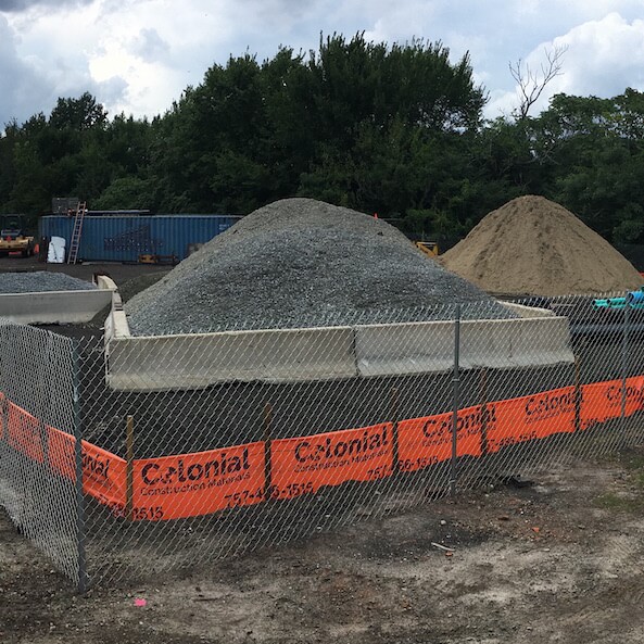 Chain Link protects stock yard
