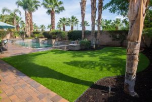 Synthetic turf for residence