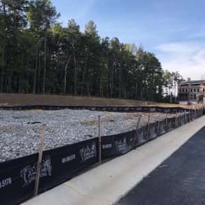 Logo Silt Fence for townhome construction project