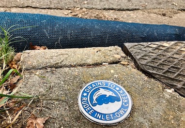 Compost filter sock for storm drain inlet protection