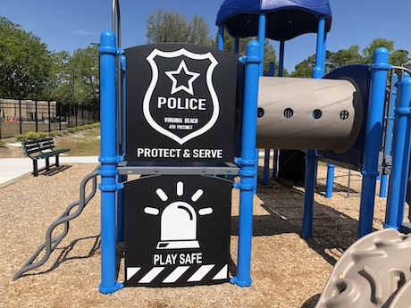 New playground at Virginia Beach Fourth Precinct