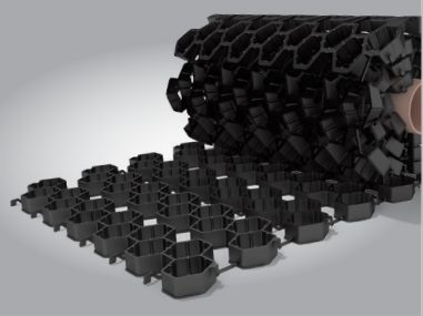 EZ-Roll flexible permeable paving