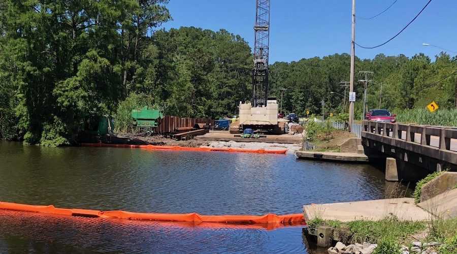 Turbidity Curtain in Hell's Creek