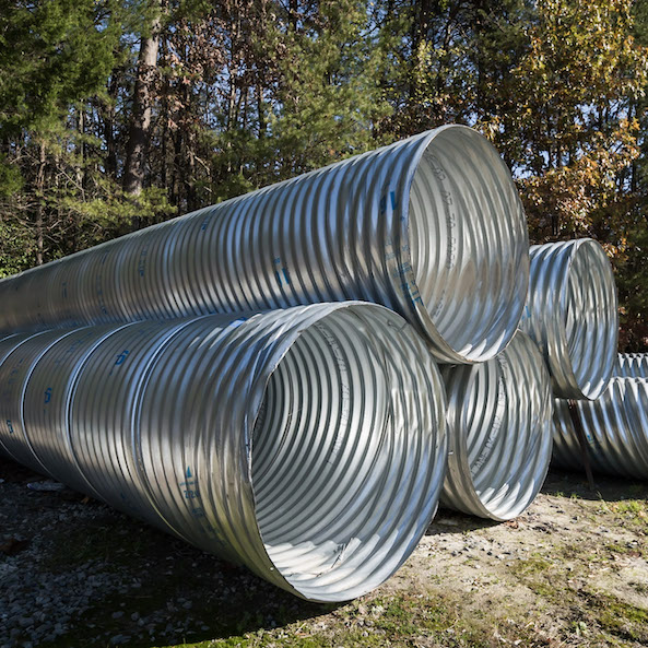Corrugated Metal Drainage Pipe