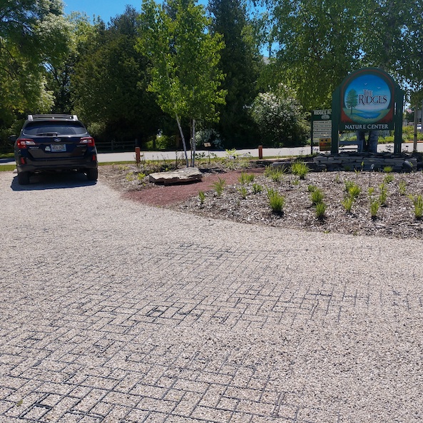 GEOPAVE installed for parking lot