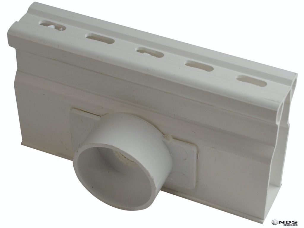 Micro Channel Drain 1.5" Sch. 40 Spigot with side outlet