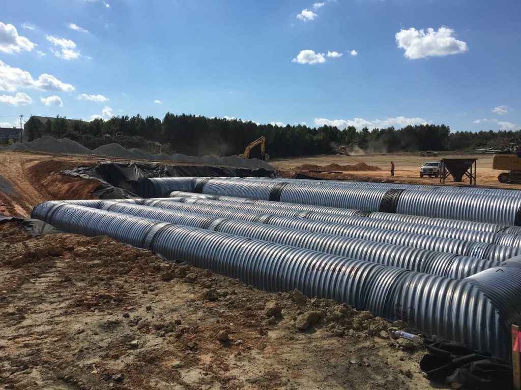 Corrugated Metal Stormwater System