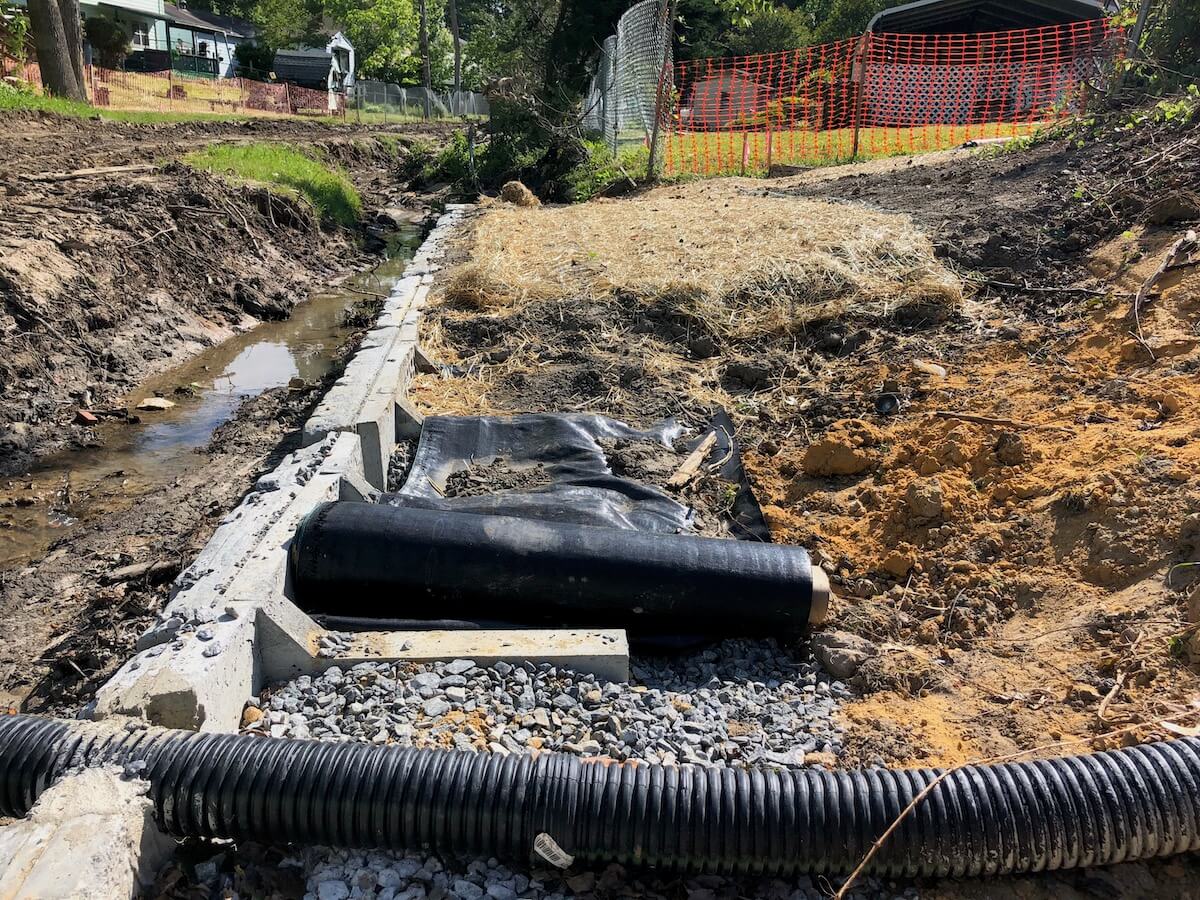 Stream restoration construction