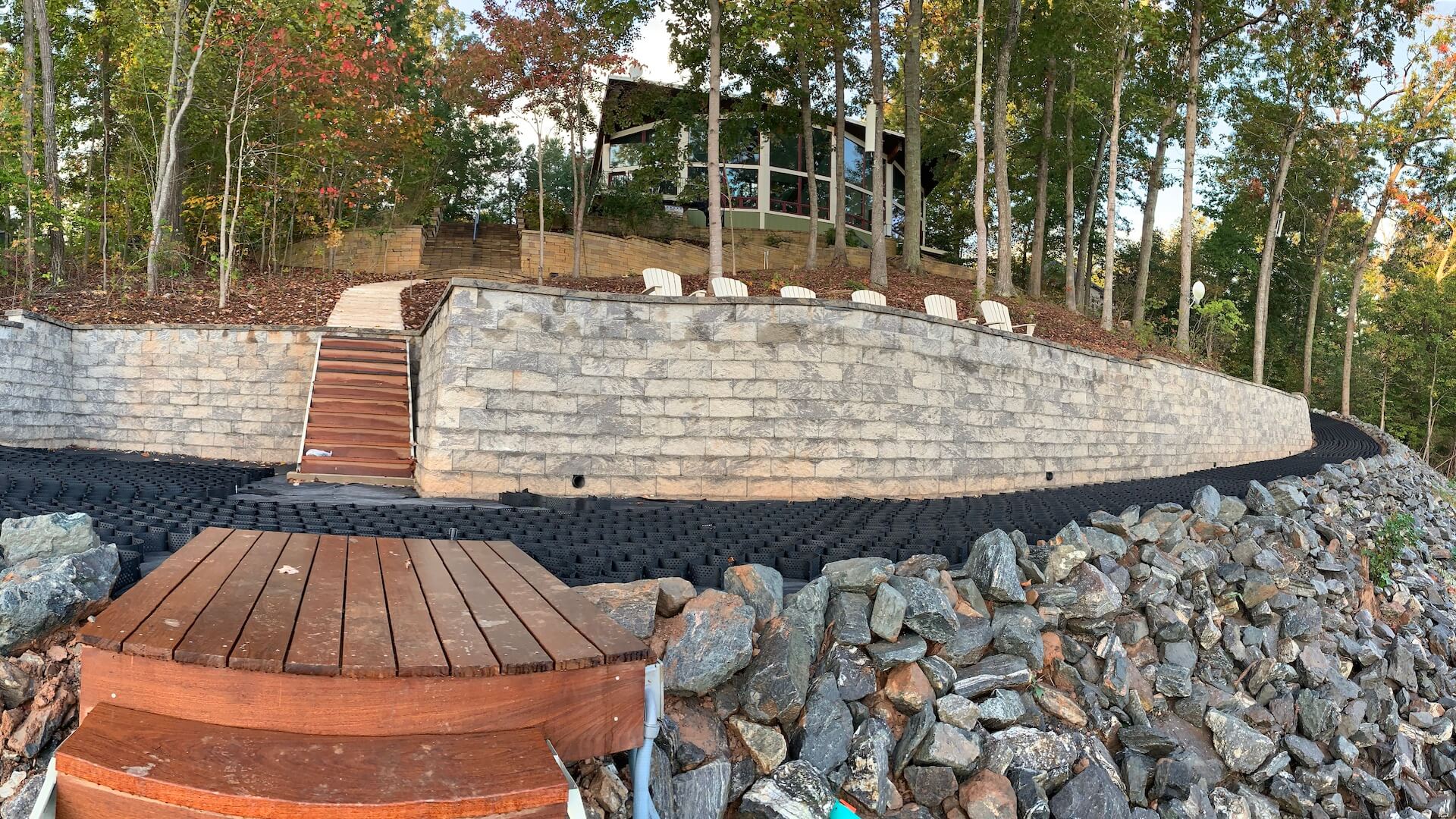 GEOWEB Geocell for Lake Anna Boat House cart path