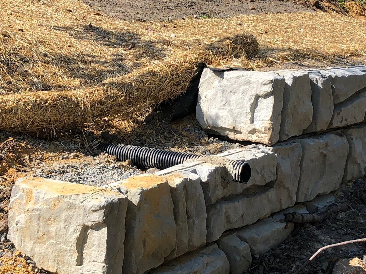Outlet pipe for stream restoration