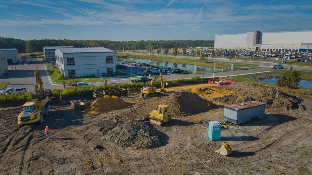 Warehouse construction in Suffolk, VA