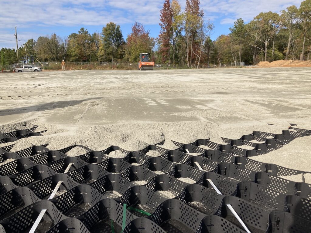 GEOWEB geocell at Franklinton landfill closure