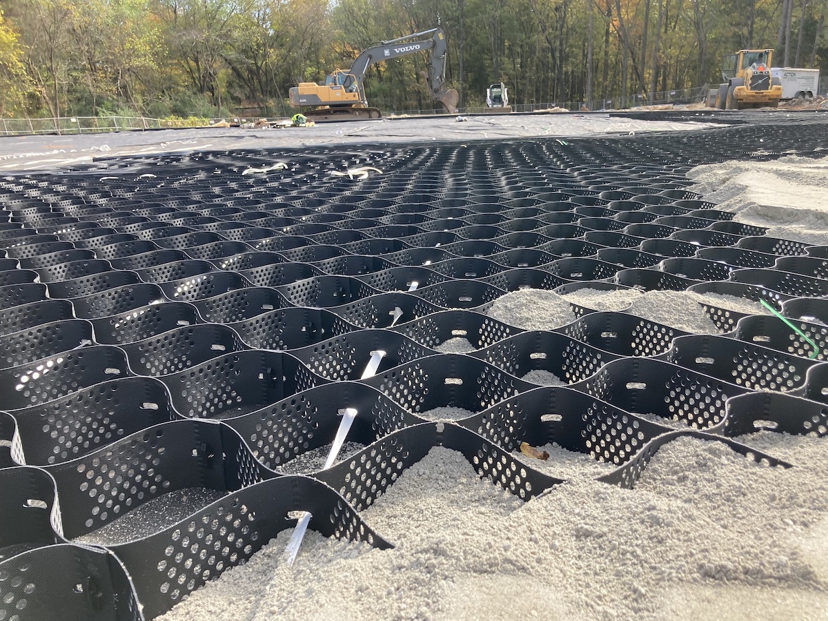 GEOWEB geocell for Franklinton City Dump closure