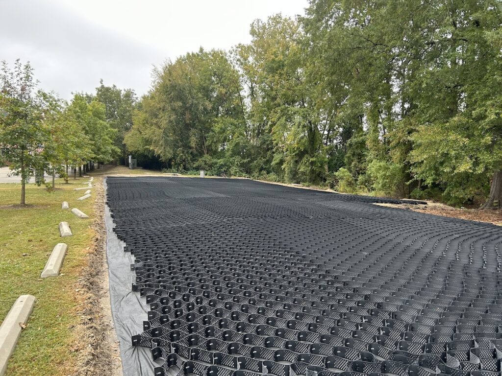 GEOWEB for parking lot