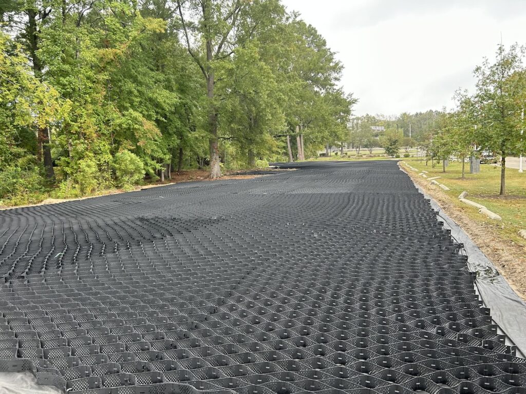 The Festival GEOWEB for overflow parking Photo Oct 14 2023, 2 57 34 PM GEOWEB for overflow parking lot