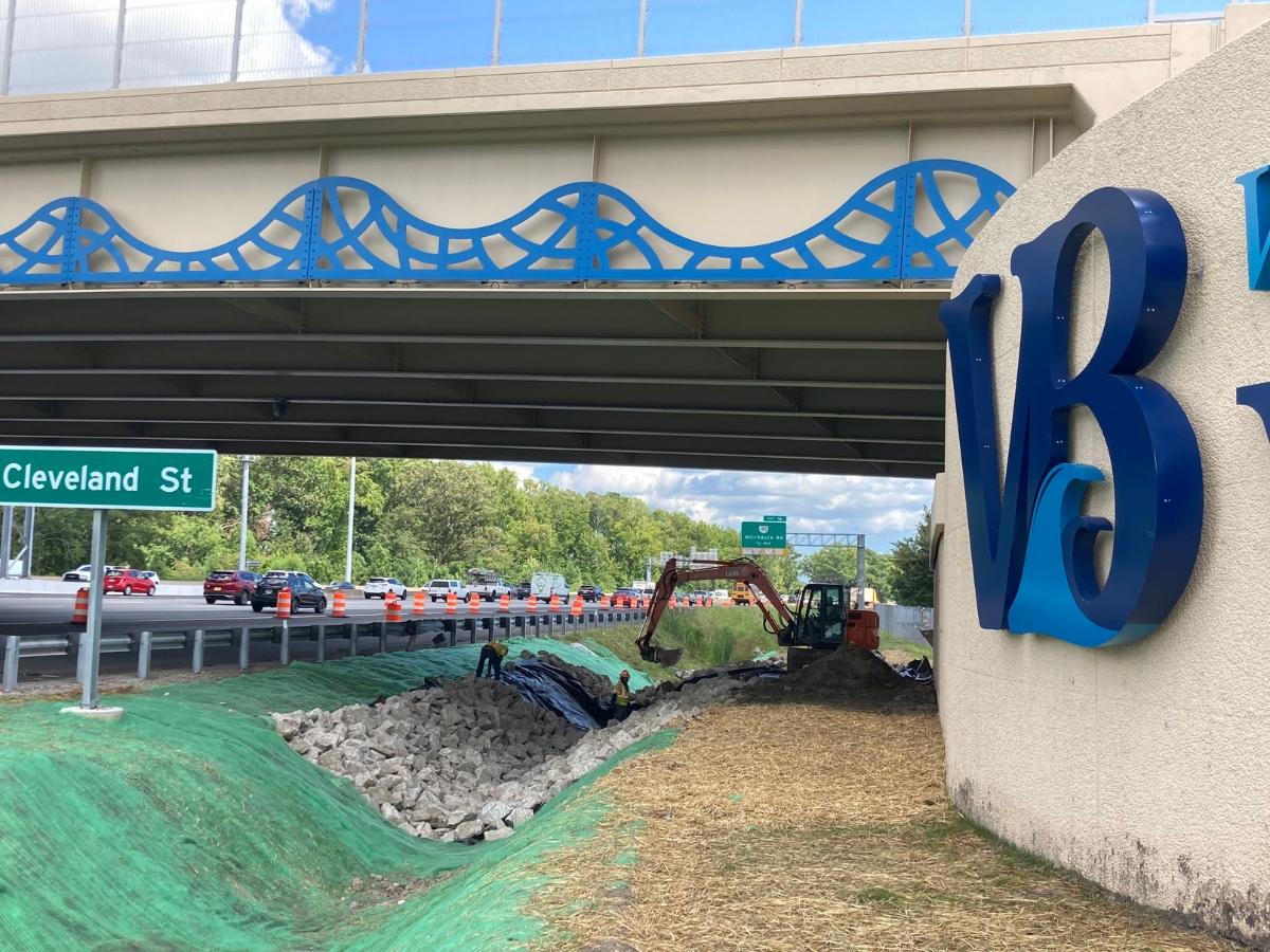 Recyclex Turf Reinforcement Mat for interstate improvements