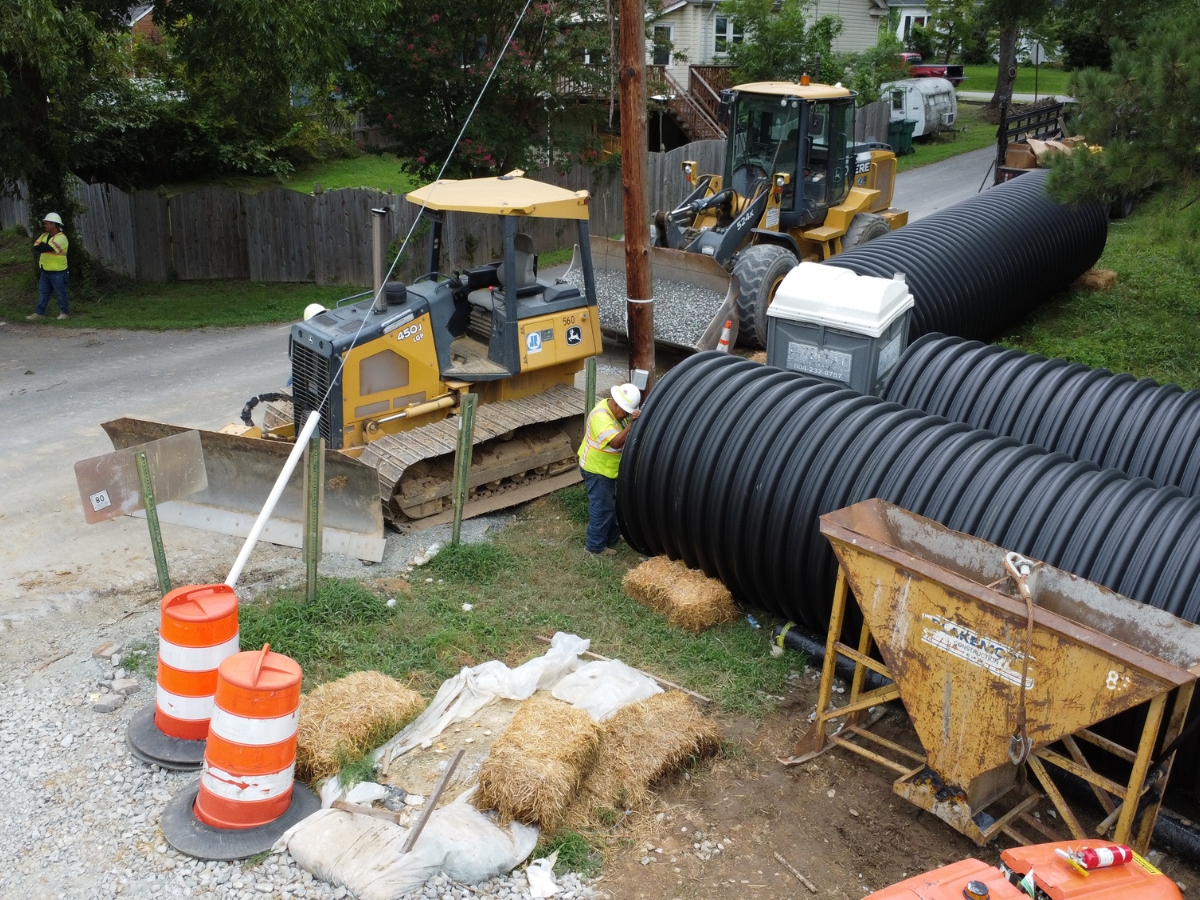 SRPE for stormwater infrastructure upgrades