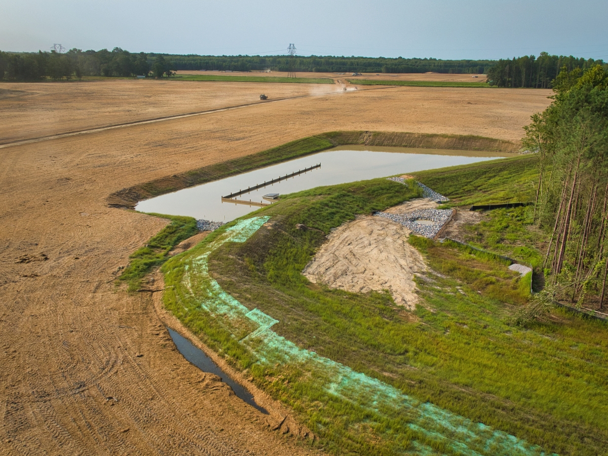 BMP stormwater pond