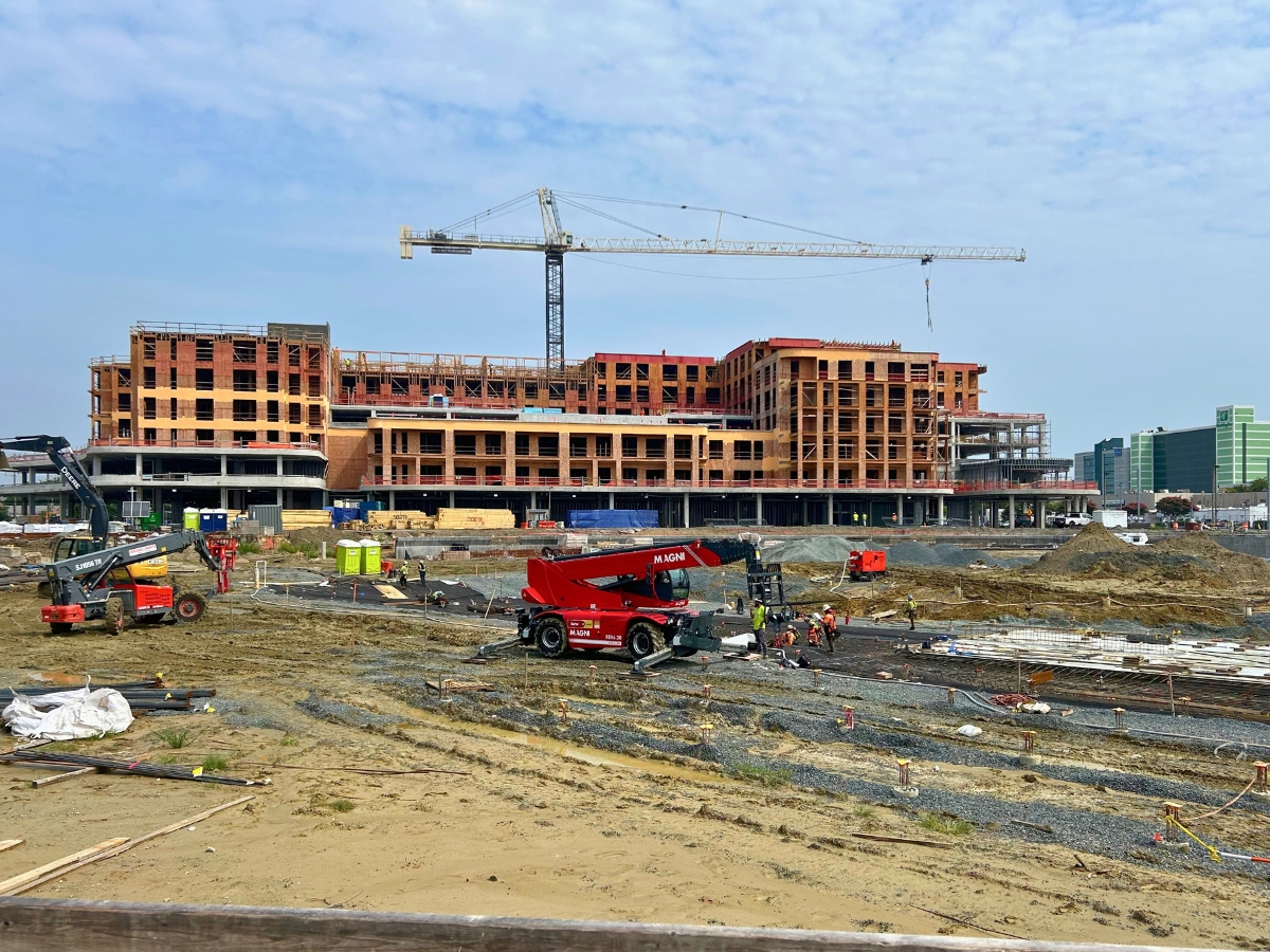 Atlantic Park under construction